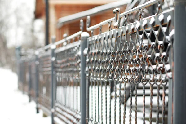 Winterlandschaft Aus Feldern Und Straßen Schnee — Stockfoto