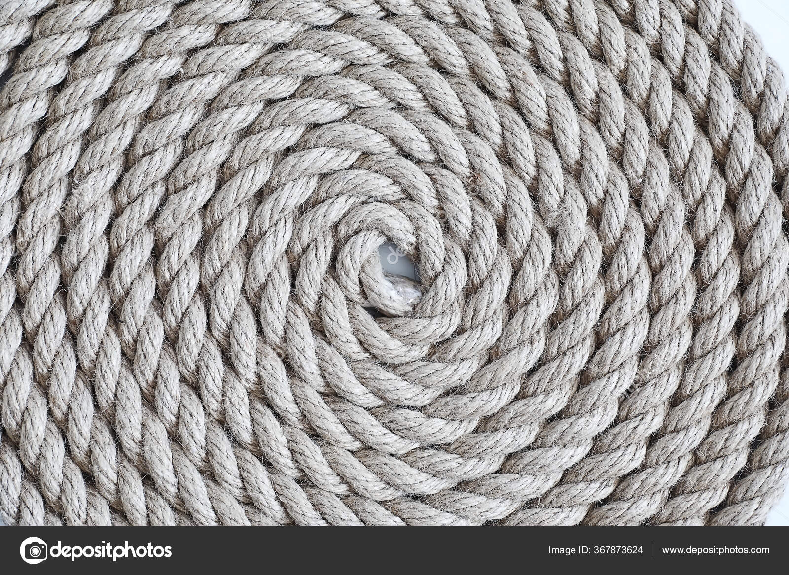 Braided Thick Rope Tied Skein Hemp Rope Decoration Design Background Stock  Photo by ©alexkich 367873624