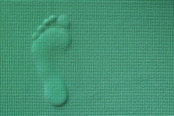 Mat Voor Het Oefenen Van Yoga Een Vloer Gezonde Levensstijl — Stockfoto