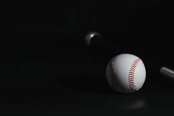 Американская Традиционная Спортивная Игра Бейсбол Концепция Бейсбольный Мяч Летучие Мыши — стоковое фото