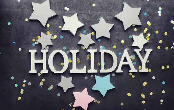 Background Concept Inscription Holiday Background — Stock Photo, Image