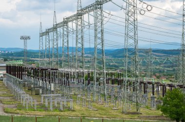 Elektrik Trafo Merkezi. Elektrik Dağıtım.