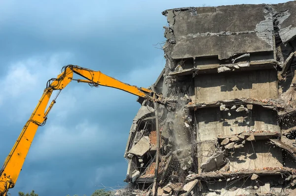 Bina inşaat aşağı yırtılma gözyaşı için kullanılan ağır ekipman
