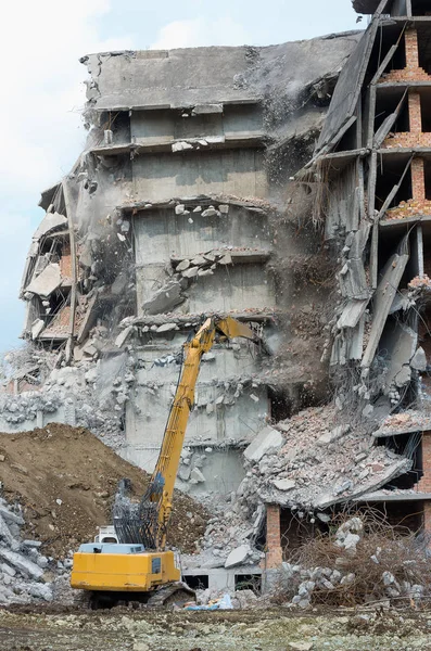 Bina inşaat aşağı yırtılma gözyaşı için kullanılan ağır ekipman