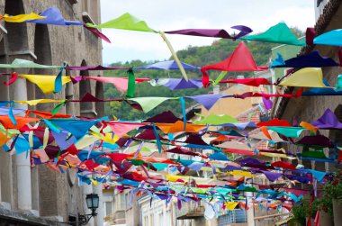 Eski şehir karnaval için hazırlanan