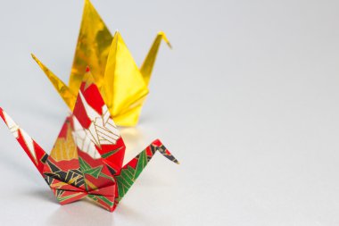 Japon kağıt origami Vinçler