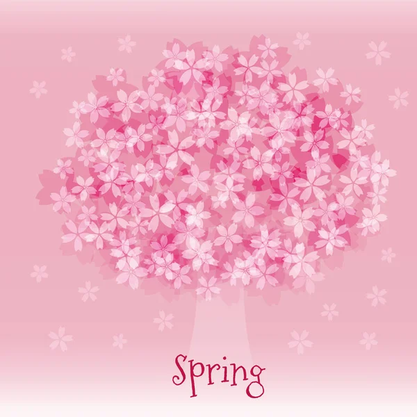 満開の桜 — ストックベクタ