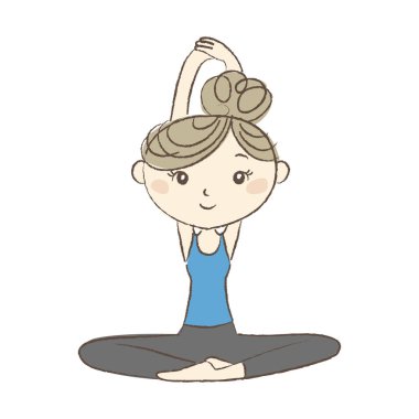 Yoga egzersiz, kadın lotus poz