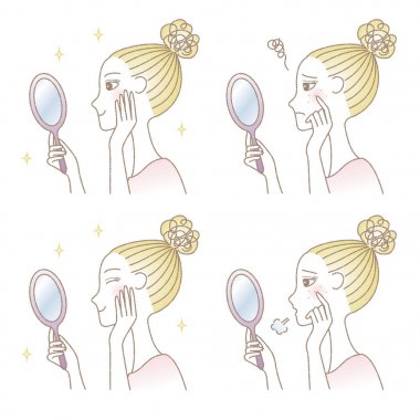 El aynaya, Cilt sorun, arayan kadın Cilt Bakımı