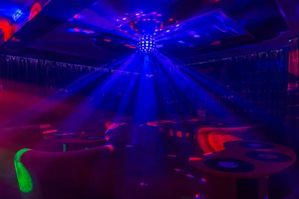 Luzes de disco. Luzes da discoteca — Fotografia de Stock