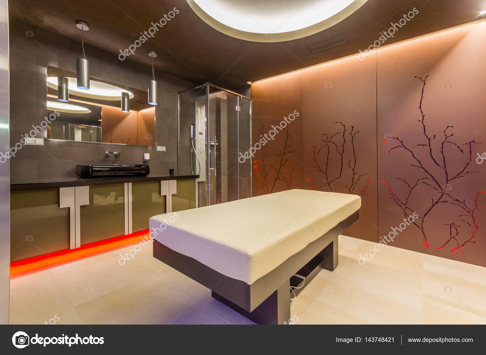 Spa Massage Room Interior Stock Photo C Domkrugom 143748421