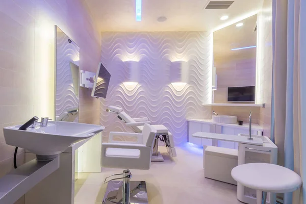 Interior of luxury beauty salon