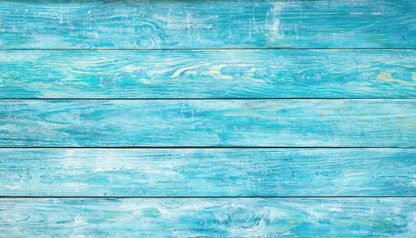 Blauwe houten achtergrond met oude beschilderde planken — Stockfoto