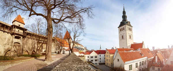 Blick auf die Nikolaikirche in der Altstadt — Stockfoto