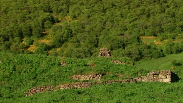 Berg Kurtat in Noord-Ossetië — Stockvideo