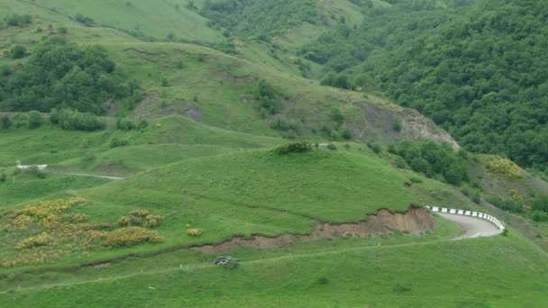 Kurtat Mountain w Północnej Osetii — Wideo stockowe