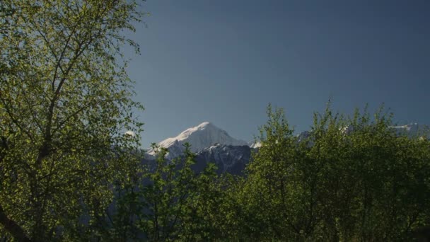 Kurtat Mountain w Północnej Osetii — Wideo stockowe