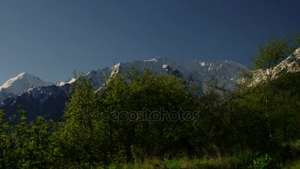 在北奥塞梯山 Kurtat — 图库视频影像