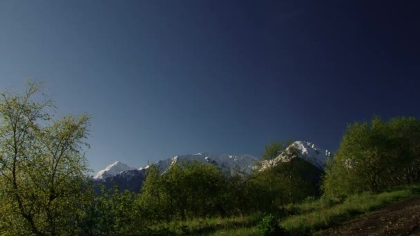 在北奥塞梯山 Kurtat — 图库视频影像
