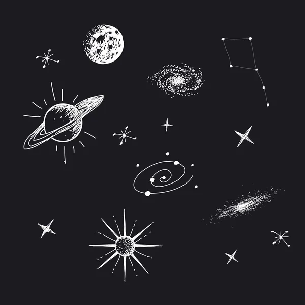 Ilustración vectorial del universo — Archivo Imágenes Vectoriales