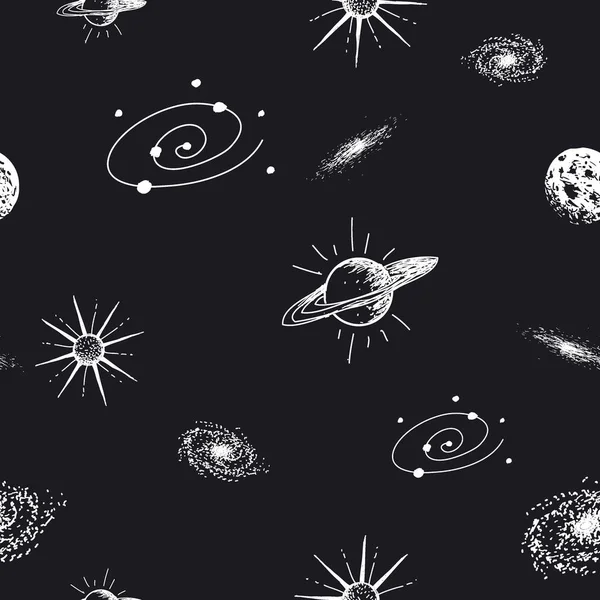 天文学无缝模式 — 图库矢量图片