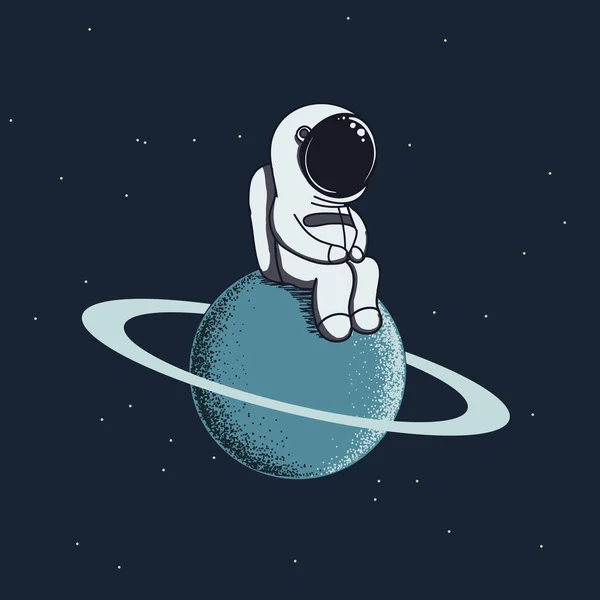 Şirin Bebek-astronot Neptune oturur