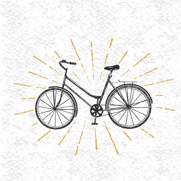 Signo de bicicleta — Vector de stock