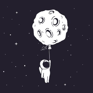 Komik uzay adamı fly moon ile