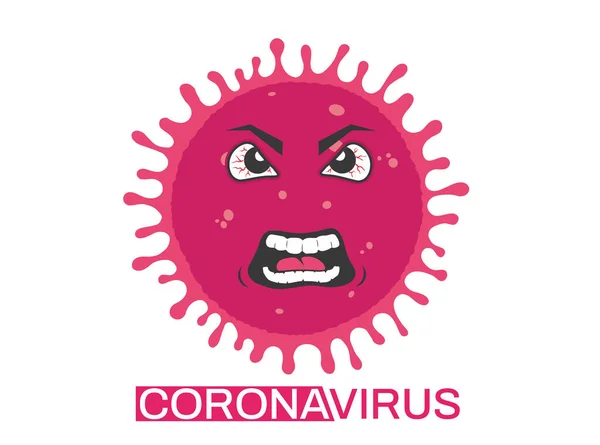 Personage Coronavirus vector — Stockvector