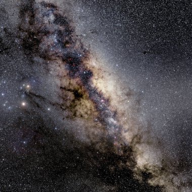 Samanyolu manzarası.