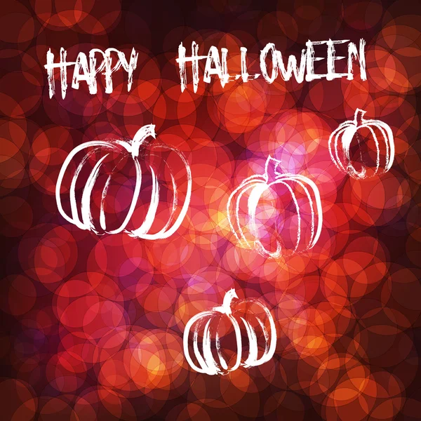 Modèle de carte Halloween — Image vectorielle