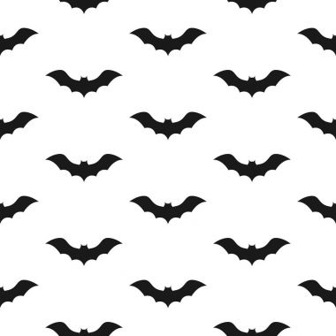 Şablon yarasalar ile seamless modeli /. Cadılar Bayramı halat kavramı.