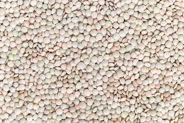 Food Background Uncooked Dry Green Lentils Horizontal Top View — Stock Photo, Image