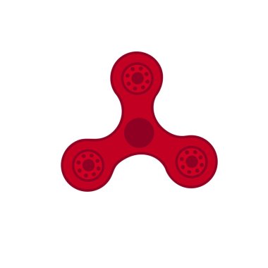 Kırmızı döngü, vektör illüstrasyonu