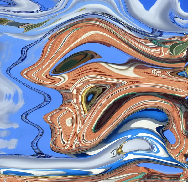 Абстрактний барвистий фон для творчої імітації дизайну олійного живопису — стокове фото