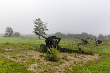 Dünya Savaşı iki Sovyet askeri savaş topu
