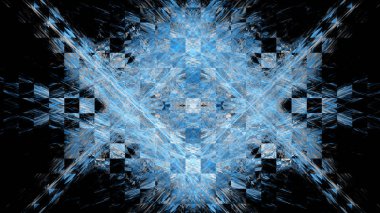 renkli soyut fraktal illüstrasyon