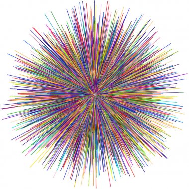 Soyut patlama patlama havai fişek ışık