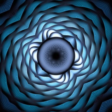 Yaratıcı tasarım için soyut fraktal çizim