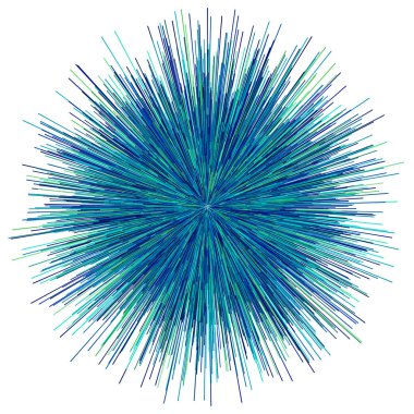 Soyut patlama patlama havai fişek ışık