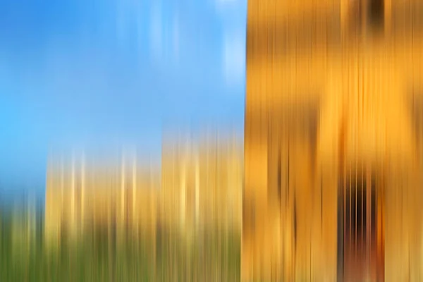 Psychedelické pozadí založené na blured architekturu obrazu — Stock fotografie