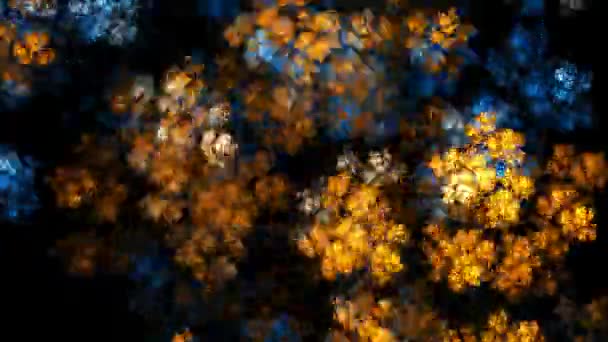 Abstract fractal footage for creative design — Stock Video