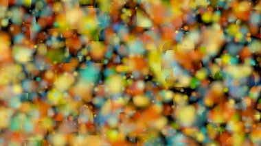 Güzel bulanık arka plan ile ufuk ışık