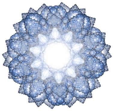 renkli soyut fraktal illüstrasyon