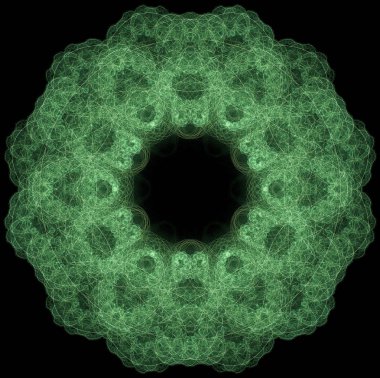 Yaratıcı tasarım için soyut fraktal çizim