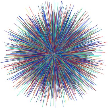 Soyut patlama patlama havai fişek ışık