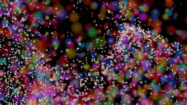 Güzel renkli bokeh arka plan defocused ışıklar bulanık