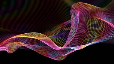 Soyut dalga yapısı bilimsel arka plan