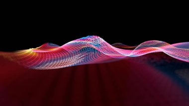 Soyut dalga yapısı bilimsel arka plan