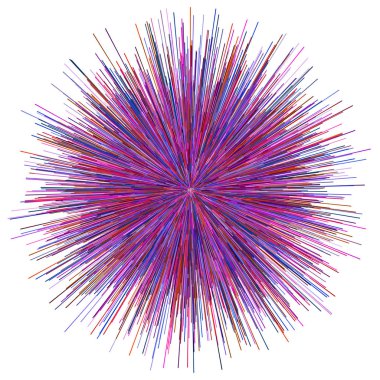 Soyut patlama patlama havai fişek ışık